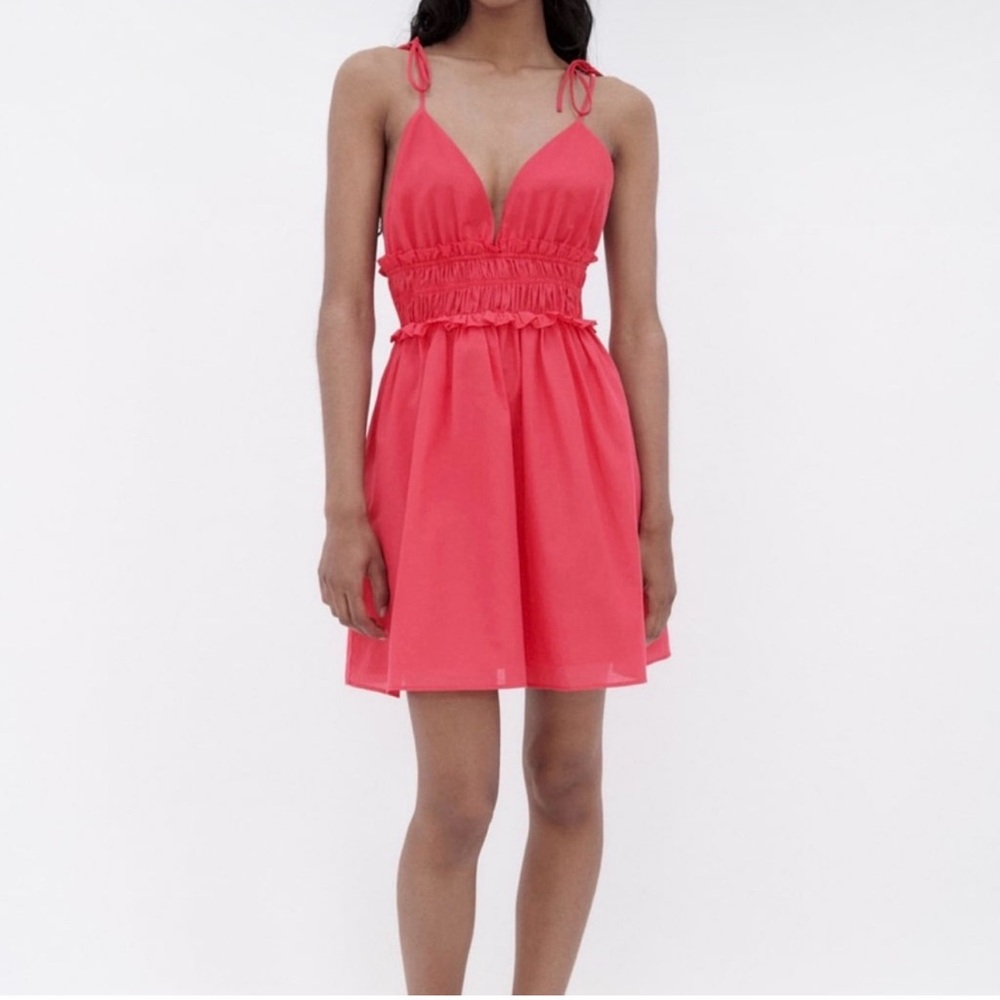 ZARA pink mini dress